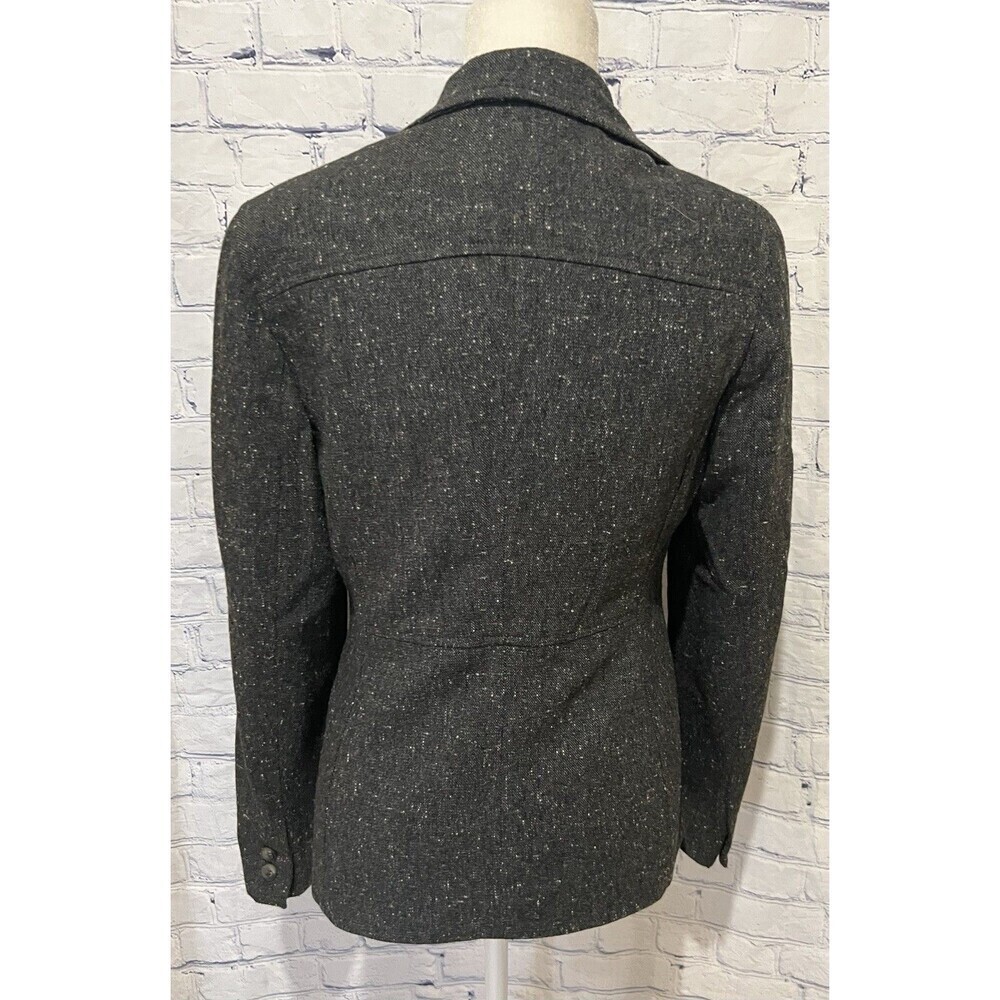 Express vintage Grey With Specks one button single button blazer junior 7/8 - Picture 4 of 8